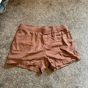 Brown Linen Old Navy Shorts